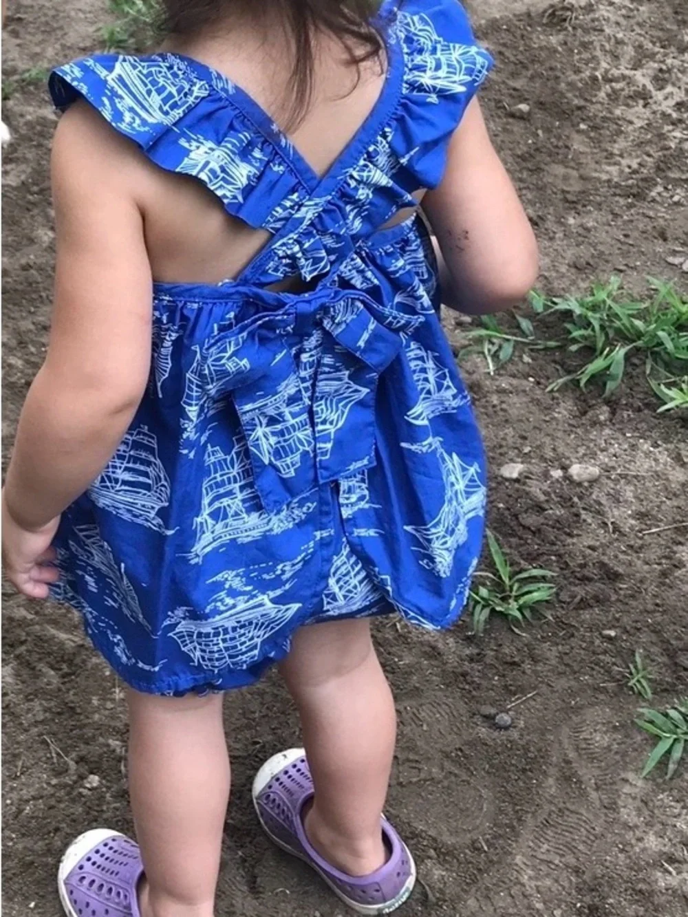 Hanna andersson Blue Nautical Toddler  Set